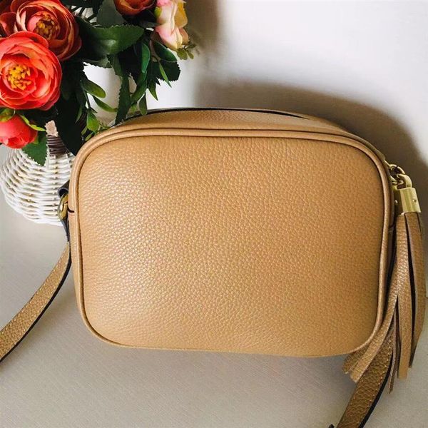 

soho small disco camera bag 308364 version women fashion crossbody shoulder bags 13 colors leather clutch fanny pack flap292t