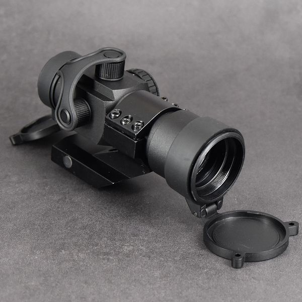 

hunting tactical m2 1x32 red dot sight picatinny weaver mount base 30mm tube ring 1 moa