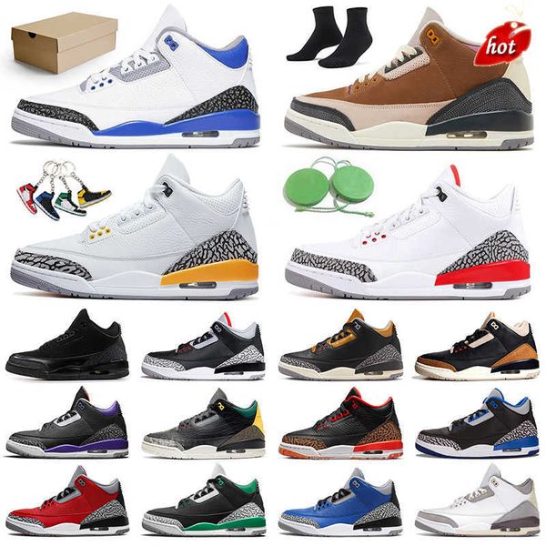 

jumpman 3 basketball shoes 3s dark iris 36-47 j3 men women trainers sports sneakers authentic kumquat desert elephant fire red sport blue