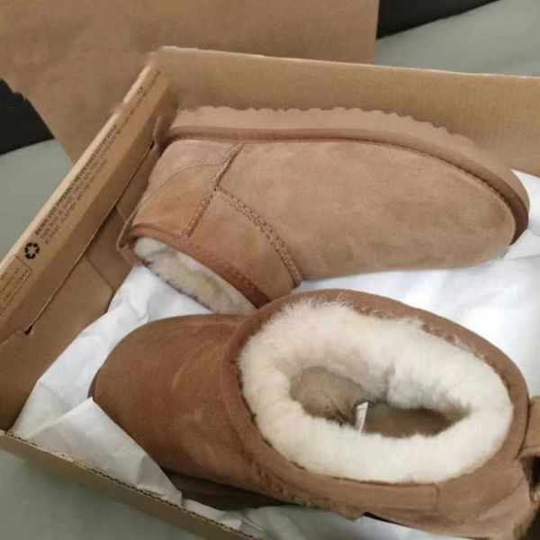 

boots thick soled snow boots fur warm plush cotton shoes for women, Black