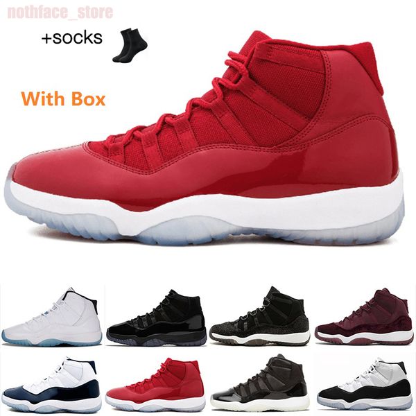 

jumpman 11s men basketball shoes socks 11 cool grey 25th anniversary legend college blue white breeding concord hat and socks womens sneaker