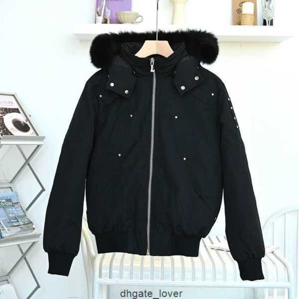

designer jacket mens classic black ballistic bomber down coat stylish hooded fur collar puffer jackets winter casual outdoor outerwearpsxj