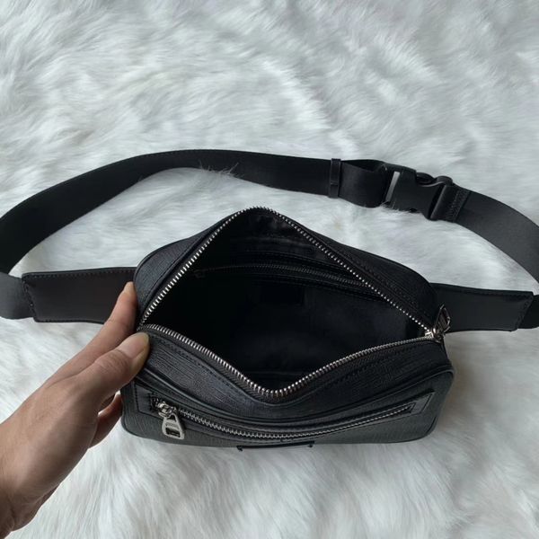 

2023 designer men leather bags men women leather runner fanny pack belly waist bum bag fitness running belt jogging pouch back grid outdoor