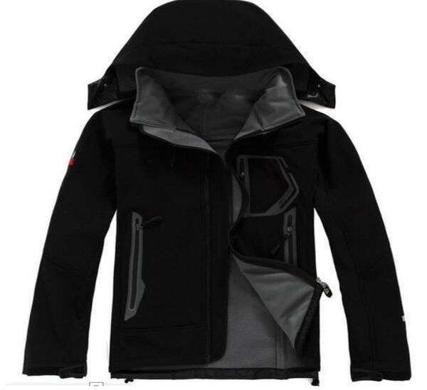 

2021 mens denali fleece apex bionic jackets outdoor windproof waterproof casual softshell warm face coats ladies3411206, Black;brown