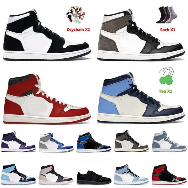 

designer 2023 arrival men basketball shoes 1 1s twist dark mocha lost found twist mens women gorge green unc patent outdoor sneakers trainer