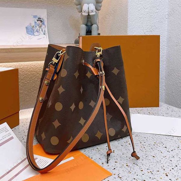 

drawstring bucket bag women bags handbag purse 7a shoulder crossbody classic lady handbags