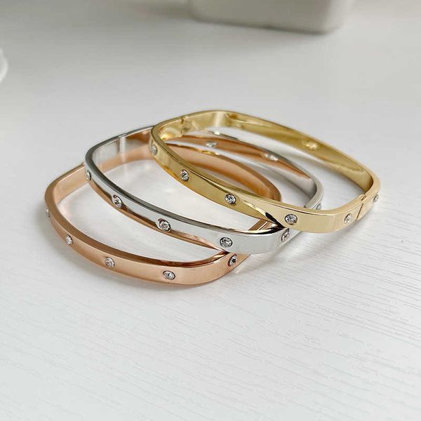 

designer c home square diamond bracelet yiwu jewelry fashion trend full clasp rhinestone, Black