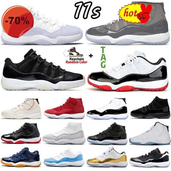 

new 2022 72 -10 low 11 11s basketball shoes cool grey high citrus university pure violet legend blue bred concord space jam gamma women mens