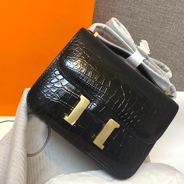 

7a designer bags alligator constances small organ handbags for women coding with logo real leather purse