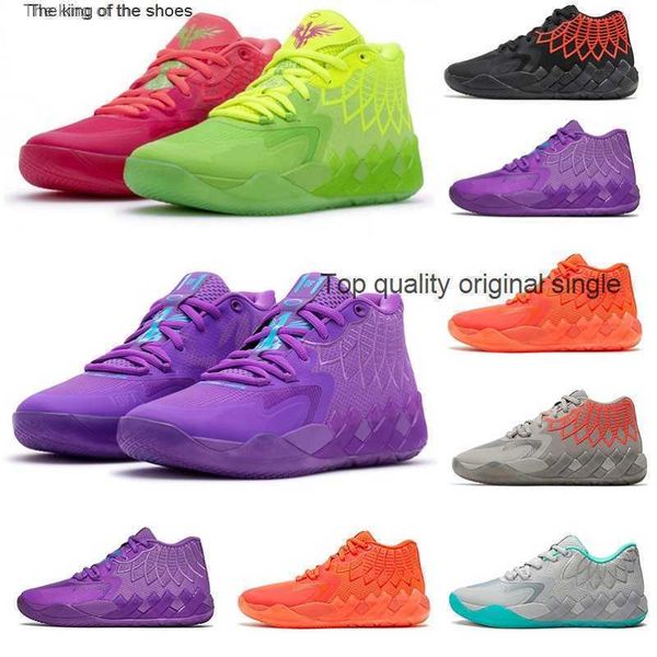 

basketball shoes mens trainers sports sneakers sneaker rick morty queen lamelo ball 1 mb.01 men