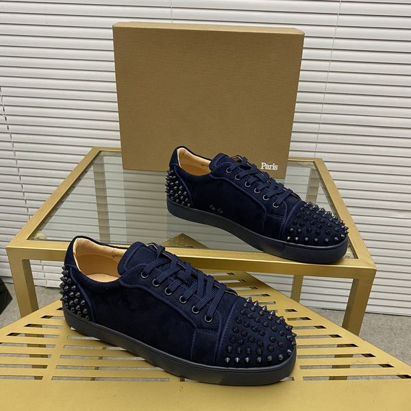 

mens stylish studded shoes handcrafted real leather designer rock style red soles shoes luxury fashion womens diamond encrusted casual shoe, Red;white