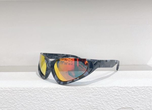

summer sunglasses man woman 0202 gb1/87 sunglasses men's black/gold/dark grey lenses shield 59mm with box, White;black