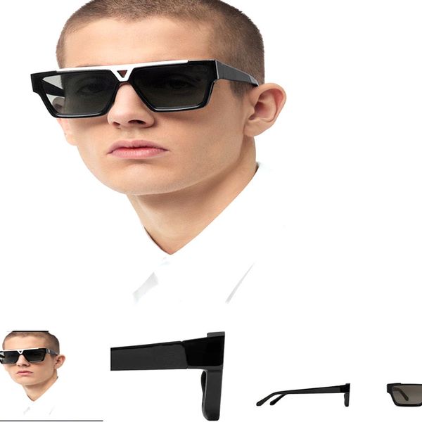 

luxury designer sunglasses z1502 men womens sunglasses women millionaire square thickened material design outdoor black frame grey uv400 pro, White;black