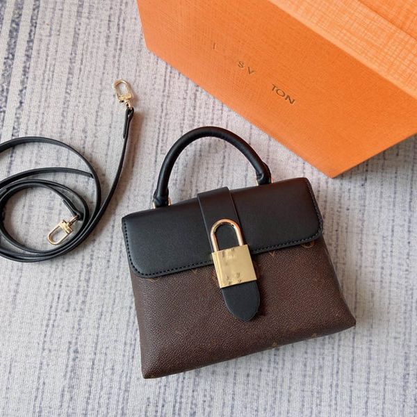 

bags totes handbag designer bag women classic luxury brand imitation printed pattern style shoulder bag fashion lock decoration dinner purse