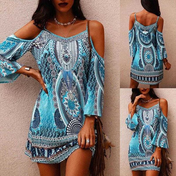 

womens summer printed casual dresses round neck hollow-out short sleeve, Black;gray