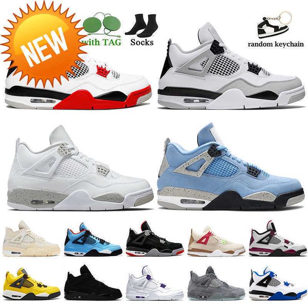 

outdoors basketball shoes jumpman 4 4s fire red military black white oreo university blue sail off black-cat wild things infrared