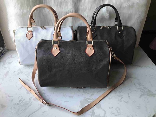 

designers women shoulder bags messenger travel bag classic style fashion flowers lady totes luxury handbags speedy 30cm with gold key lock