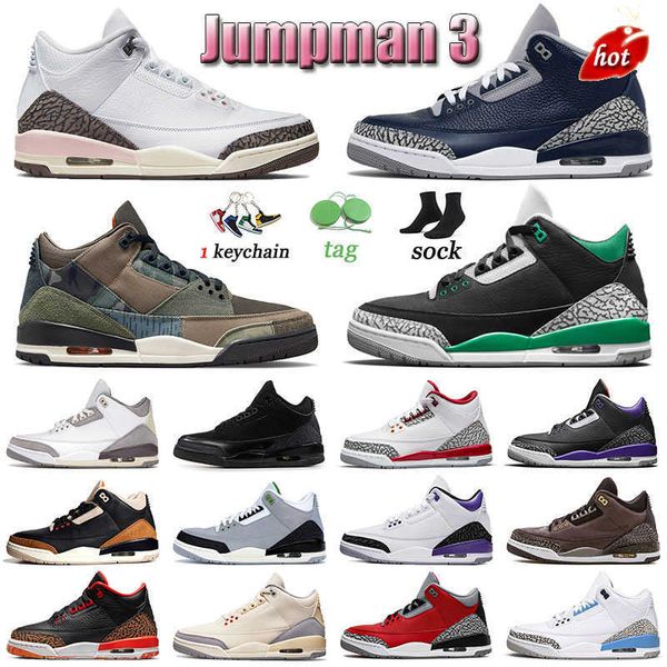 

comfortable 3 basketballs shoes neapolitan jumpman dark iris muslin cardinal red sports women 3s trainers desert elephant patchwork sneakers