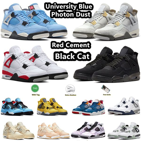

4 4s pn dust basketball shoes military black cat 4s red thunder university blue red cement bred seafoam zen master messy room sneaker for me