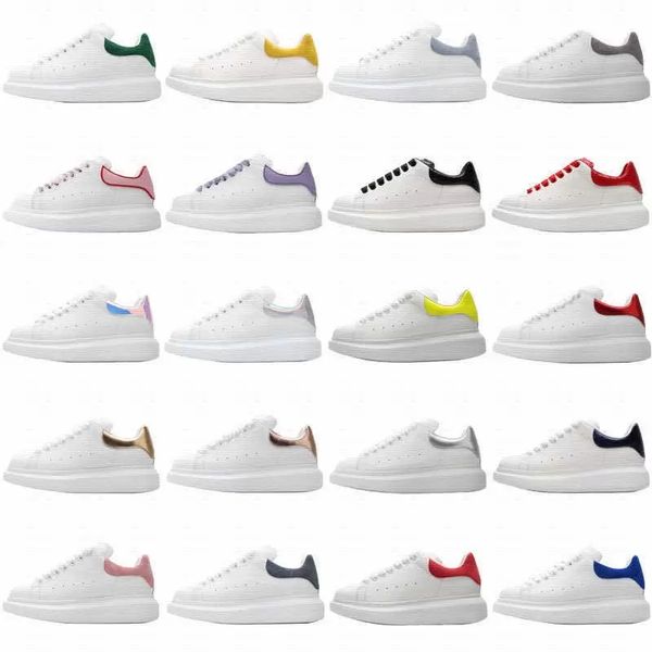 

with box designer woman shoe leather lace up men fashion platform oversized sneakers white black womens luxury velvet suede casual shoes cha