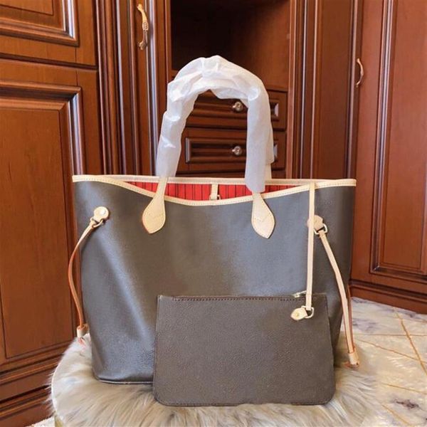 

2021 fashion women handbags ladies designer composite bags lady clutch bag shoulder female purse wallet big size204y