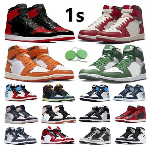 

fashion classic sports shoes for men women solid color casual mens 1 high og 1s basketball shoes jumpman 02