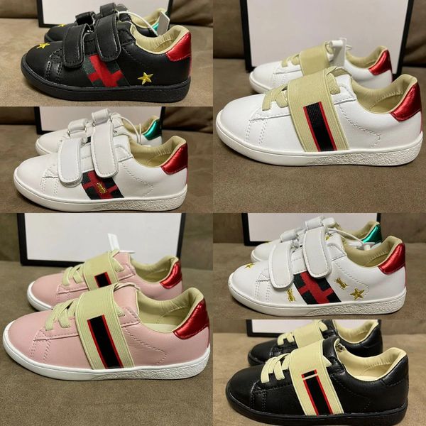 

kids shoes baby shoe designer casual bee trainers children toddler kid youth sneaker luxury brands infants girls black white pink sneakers w