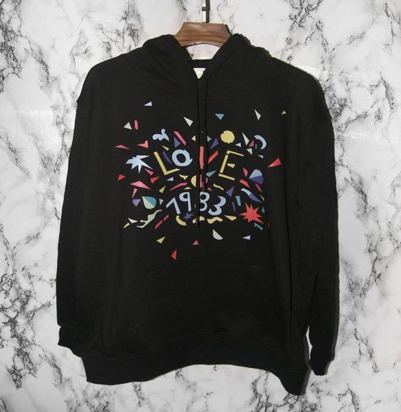 

causal men women hoodies british long sleeve pullover hood sweatshirts spring autumn winter hip hop streetwear classic sport sweat6178448, Black