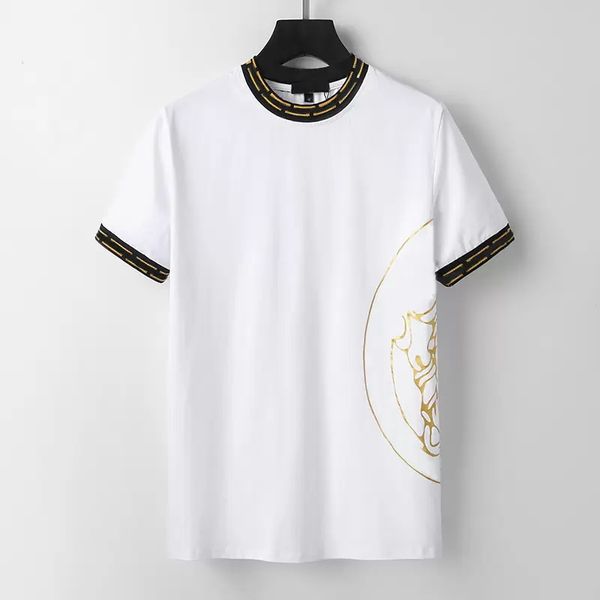 

men's t-shirts fashion shirts mens designers tees apparel man casual chest letter shirt luxurys clothing street sleeve clothes bur tshi, White;black