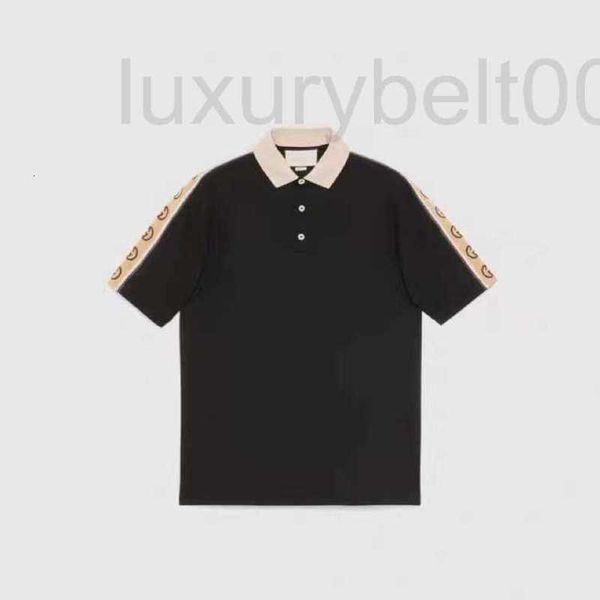 

men's polos designer polo shirt summer business casual short sleeve reflective t-shirt original fabric cotton rffa, White;black