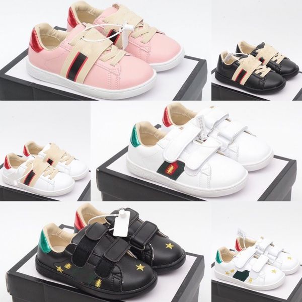 

kids shoes designer casual bee trainers toddler baby shoe kid youth sneaker infants girls children black white pink luxury brands sneakers