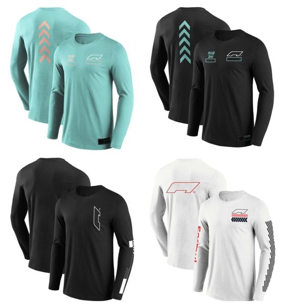 

new selling f1 racing suit men's quick-drying breathable long-sleeved t-shirt crew neck casual motorcade suit