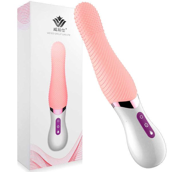 

toy massager viez simulated tongue warming vibrating stick women's swing products