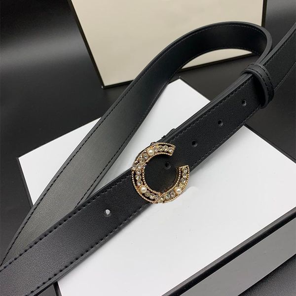 

designer belts womens leather women belt lady girdle diamonds waistband fashion classic c buckle, Black;brown