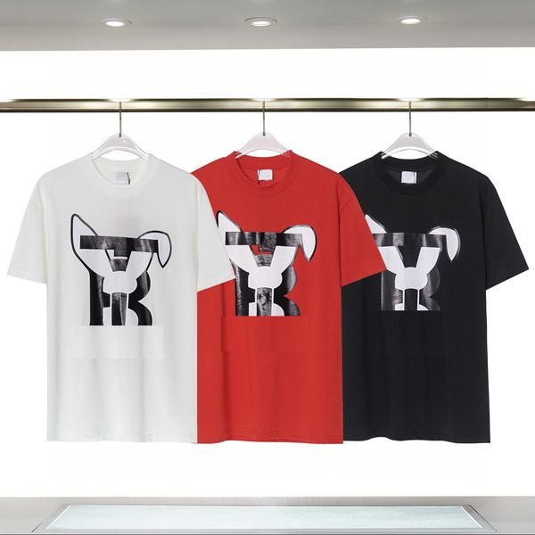 

spring 2023 and summer european station retro style warrior print daily casual men's and women's same style popular round neck sho, White;black