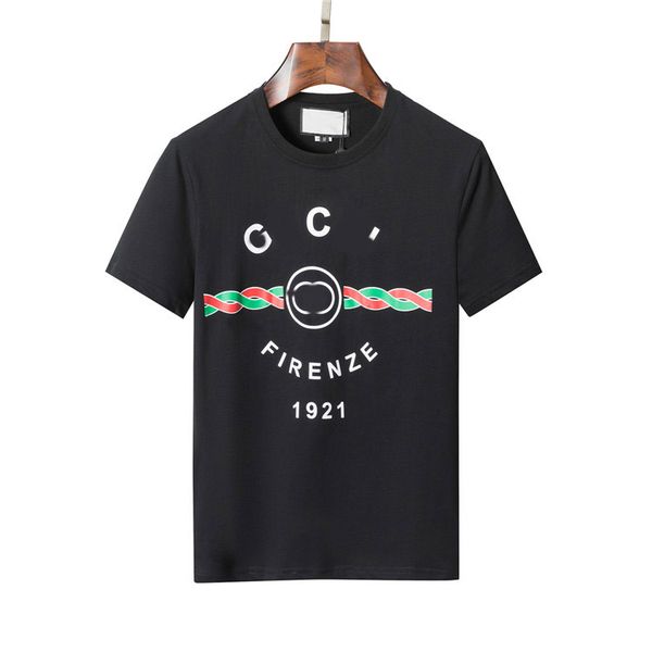 

designer of luxury t-shirt brand t shirt clothing spray letter short sleeve spring summer tide men and women tee new2023 m-3xl#01, White;black