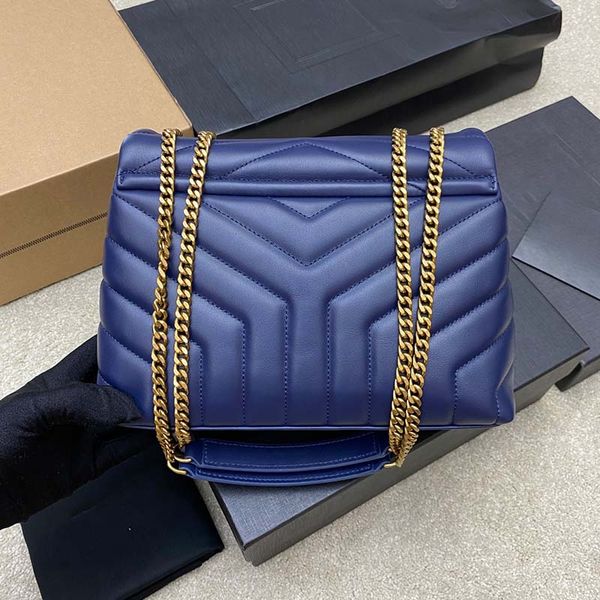 

plain sapphire blue designer bag wallet handbags women handbag shoulder crossbody bags grained leather bag strap classic brand letter access