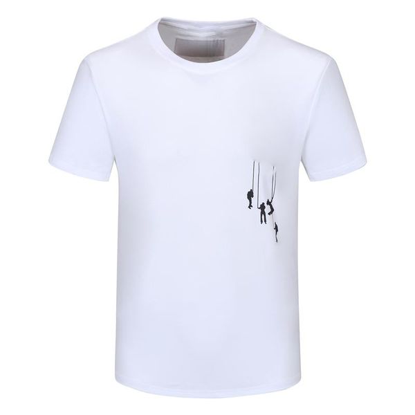 

fashion mens designers t shirts summer crane printing hip hop men women short sleeve tees size lol m-3xl, White;black
