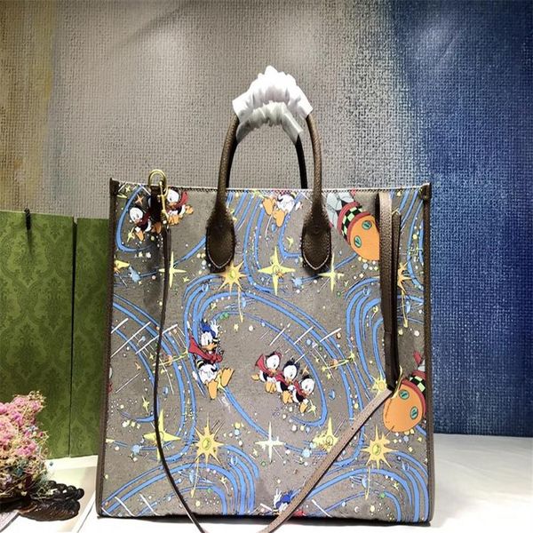 

2021 fashion ladies handbag shopping bag large capacity leather luxury brand classic pattern design255p