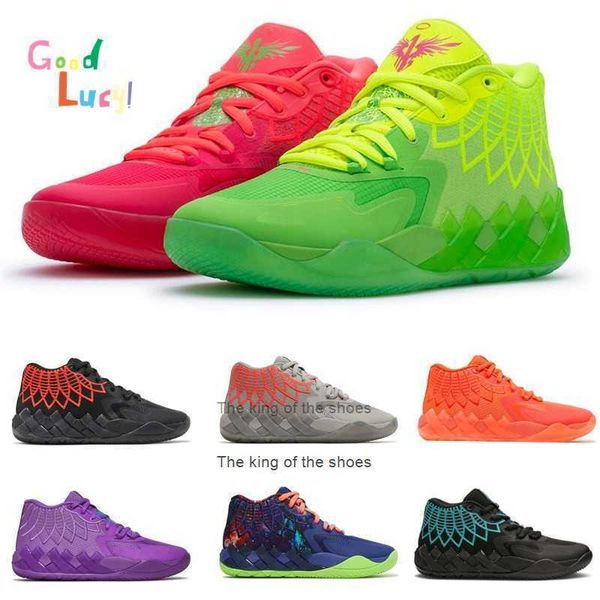 

2022 kids basketball sneaker rick and morty galaxy buzz city black blast queen citys rock ridge red not from here mb.01 sport