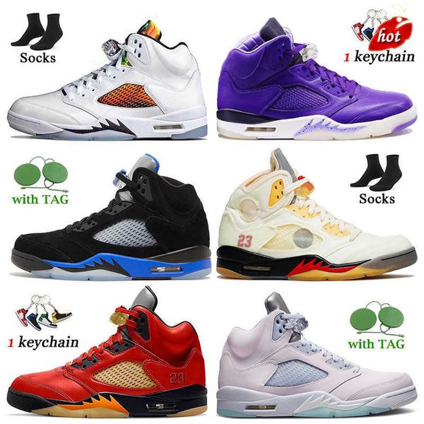 

2023 big size authentic jumpman 5s basketball shoes fashion joedn 5 women mens nfls dj khaled x we the mars for her unc university blue
