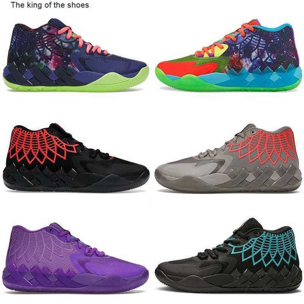

lamelo ball basketball shoes mb.01 galaxy be you black blast mens sneakers trainers sports