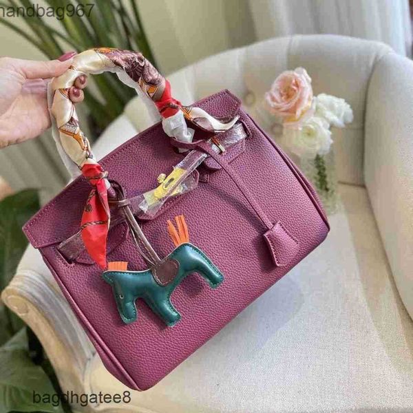 

classic women shoulder ladies women bags lychee bag birkins handbags designer pattern cow leather handbag large capacity burkin hermee 95hd