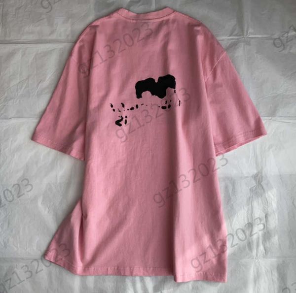 

womens clothes t-shirts designer contrasting colors printing crewneck pullover t-shirt off shoulder short sleeves profile slimming shirt wom, White