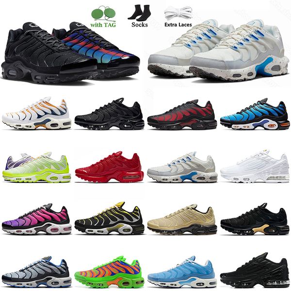 

terrascape plus tn running shoes for men women unity off triple black white university blue dusk hyper jade tns mens trainers womens outdoor, White;red