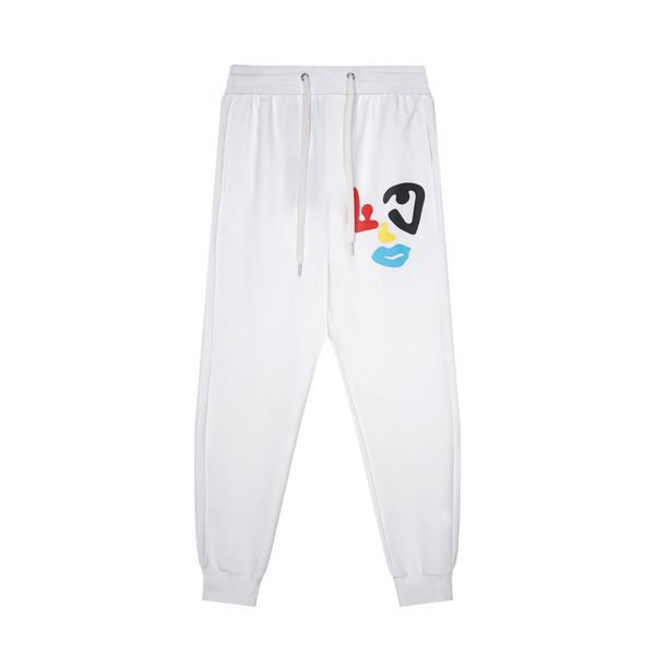 

print designer letter mens casual pants men women tracksuits joggers pant fashion hip hop elastic waist trousers 8ygr, Black