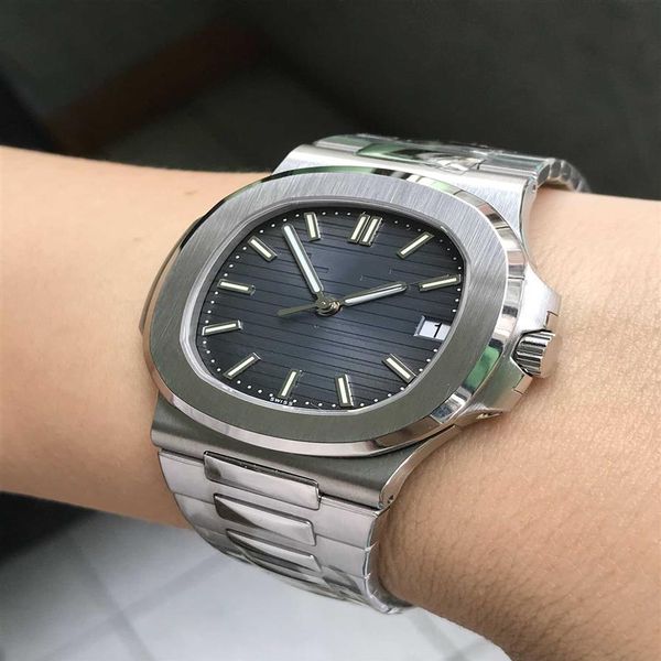 

luxury watch new ppf factory version 40mm grey blue dial miyota 9015 movement mens automatic watch303h, Slivery;brown