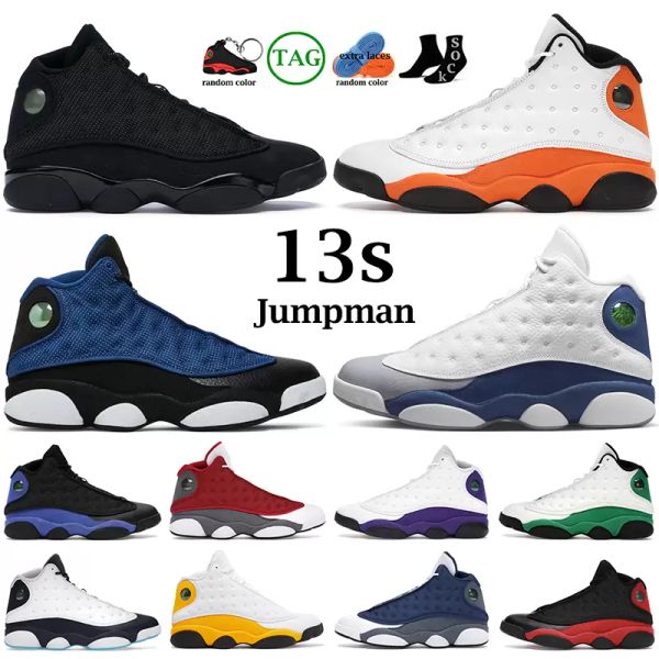 

13s basketball shoes 13 men sneaker court purple black red flint obsidian powder blue del sol black hyper royal bred he got game women size