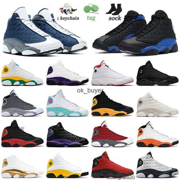

wholesale basketball shoes jumpman 13 13s men women high og red flint hyper royal playground court purple black cat starfish jorda jordens