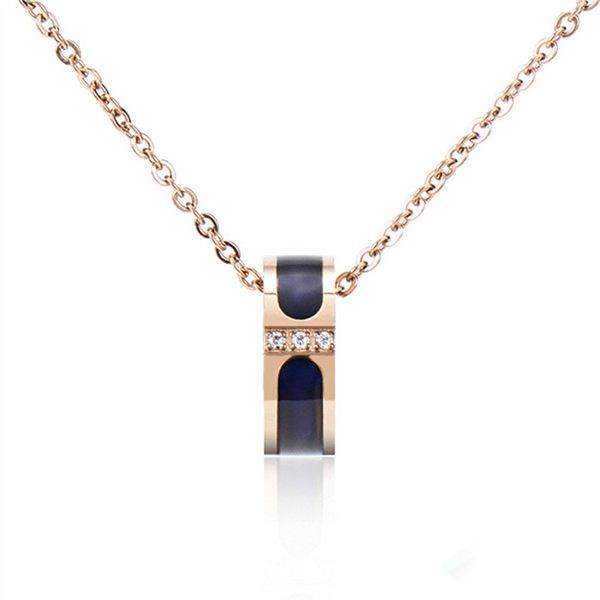 

womens designer necklace diamonds ring pendant necklace designers jewelry set bangle for women gold silver rose stainless steel as wedding c